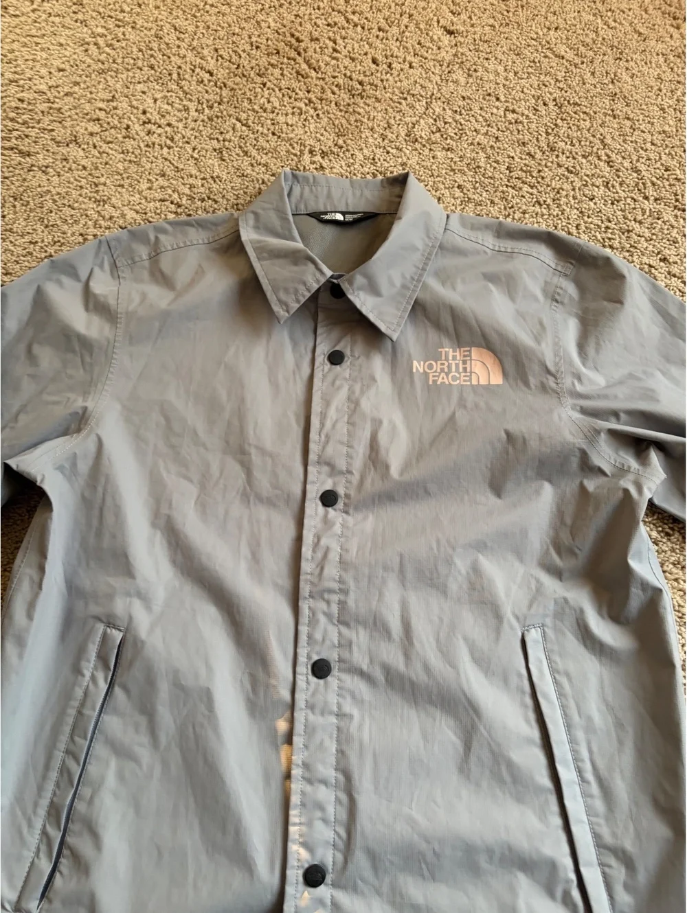 Men's The North Face International Collection Coach Jacket M MEDIUM grey / pink